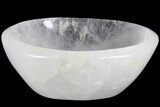 Polished Quartz Bowl - Madagascar #183653-2